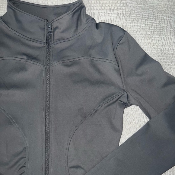 Gray Workout Jacket - Picture 3 of 5